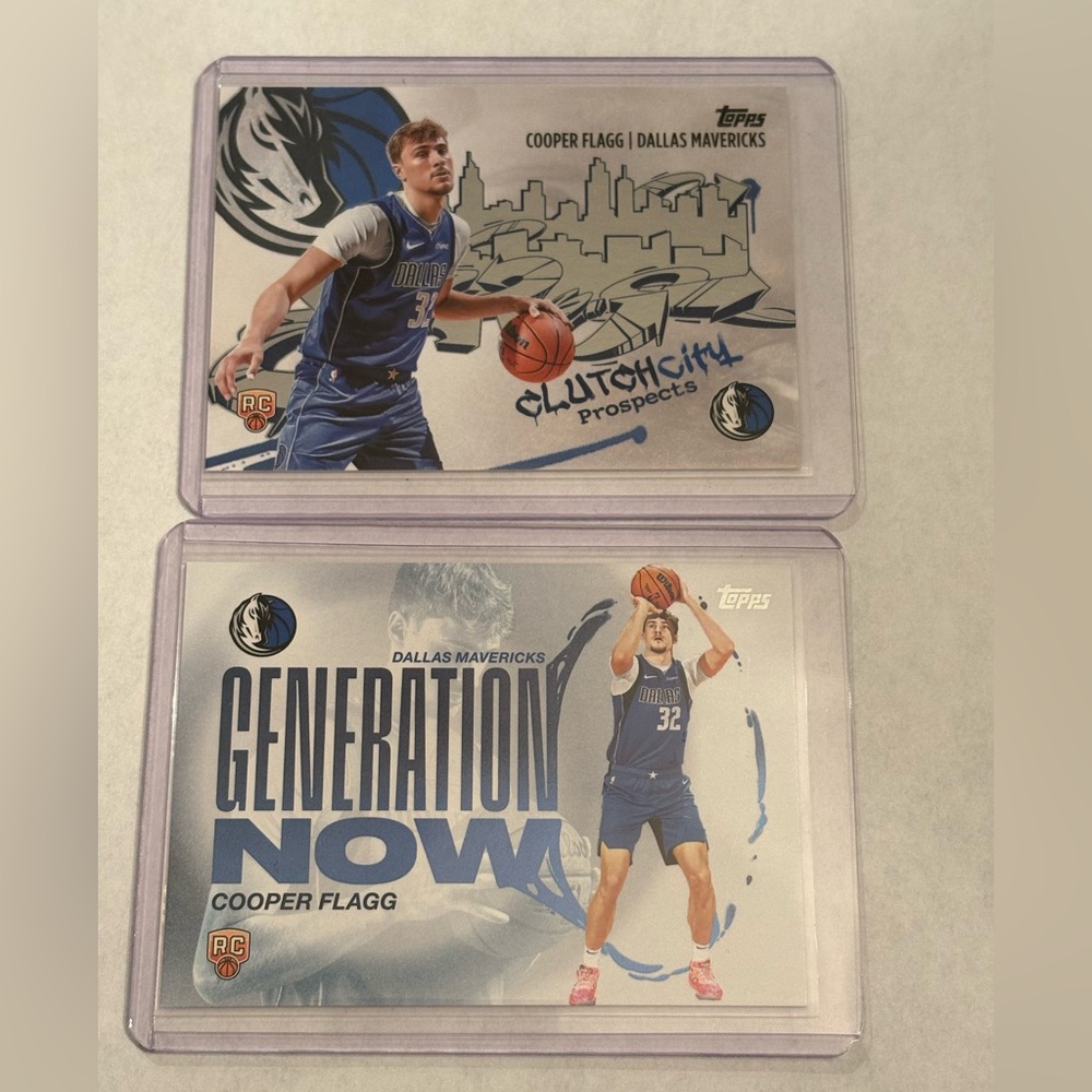 Cooper Flagg Basketball Cards Topps Dallas Mavericks